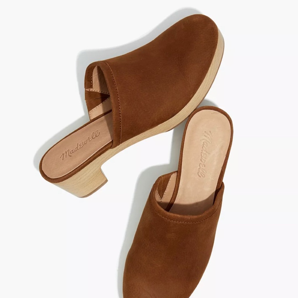 Madewell Ruby Clog in Suede 7.5
